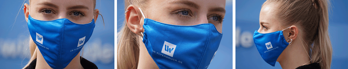 Bedruckte Mund- und Nasenmasken Modell 3