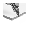 Weichschaum-Platten drucken, 4/0-farbig Weichschaumplatten können zudem mit einem Cuttermesser ganz einfach individuell zugeschnitten werden.