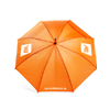 Regenschirm mit Holzgriff Der Stockschrim kann mit einem, zwei oder vier Druckfeldern mit je 20 x 10 cm bedruckt werden. 