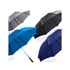 Regenschirm mit geradem Griff Stockschirm in Royalblau, Marineblau, Schwarz und Grau.