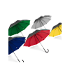 Regenschirm mit farbigem Innenteil Sie können zwischen fünf verschiedenen Innenfarben wählen. Schirm mit Innenteil Blau, Rot, Gelb, Grün und Grau.