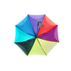 Regenschirm Rainbow Innenansicht des Schirms mit achtfarbigen Regenbogenfeldern. 