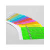 Einlass- und Kontrollbänder Tyvek® Kontrollbänder mit 1/0 farbigem Druck.