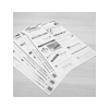 Visitenkarten-Bögen DIN A4, 4 Seiten mit Perforation Visitenkartenbogen DIN A4, 2 seitig 