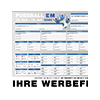 EM Wandplaner DIN A2 Unser Wandplaner für die EM 2021 in der Farbvariante Blau. (Blaue Edition)