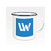 Robuste Emaille Tasse, bedruckt Die weißen Emailletassen werden im hochwertiger Sublimationsdruckverfahren bedruckt.
