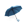 Regenschirme mit geschwungenem Griff Griff und Stange haben die gleiche Farbe wie der Bezug.