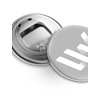 Magnetbuttons Buttons mit Flaschenöffner.