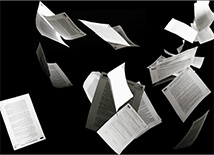 fliegende Papiersorten