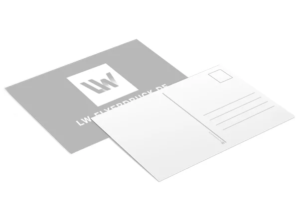 Postkarten, Standard-Formate gedruckt