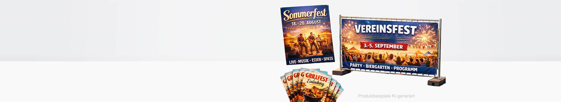 Festwerbung drucken
