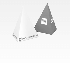 Aufsteller Aufsteller Pyramide