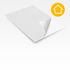 Aufkleber Standardformate Indoor-Aufkleber