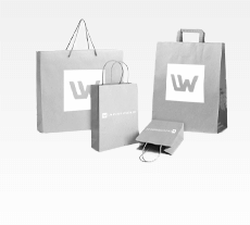 Taschen und Körbe Papiertaschen aus Graspapier
