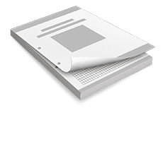Blöcke mit Deckblatt