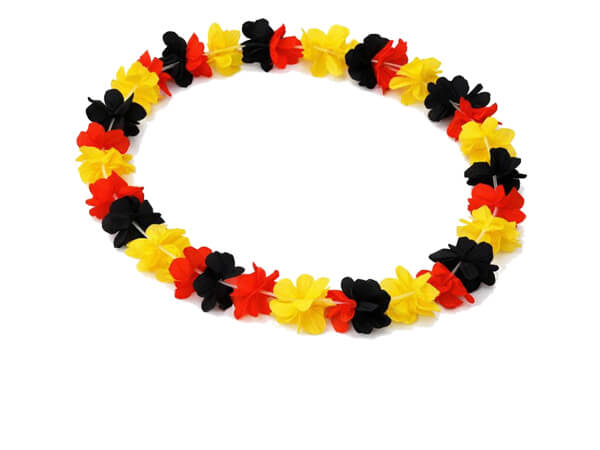 Blumenkette Deutschlandfarben