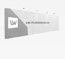 Messewände Faltdisplay Comfort XXL, System inkl. Druck