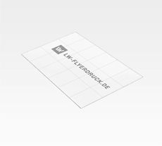 Coupon-Bögen perforiert mit 18 Coupons