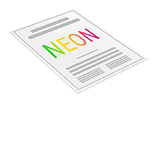 Neon-Plakate