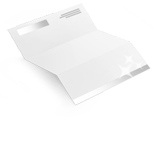 Briefpapier mit Veredelung