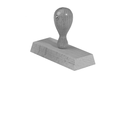 Holzstempel, rechteckig