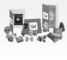 Klappkarten mit Süßigkeiten