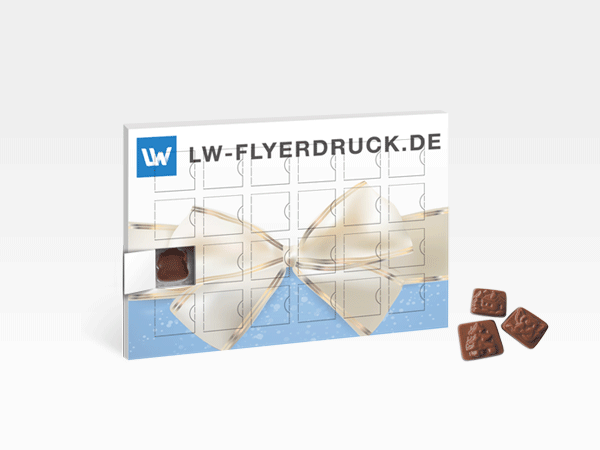 Adventskalender Schokoladen Adventskalender quer