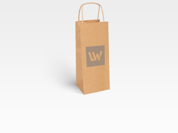 Papiertasche mit Kordeln, 10 x 40 x 10 cm