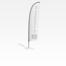 Beachflags - gerade Form