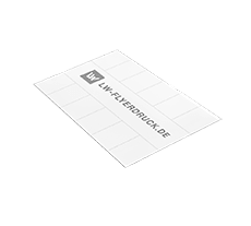 Coupon-Bögen perforiert mit 18 Coupons