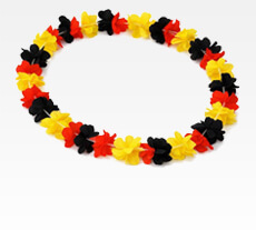 Blumenkette Deutschlandfarben