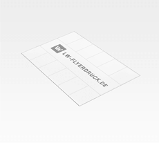 Coupon-Bögen perforiert mit 12 Coupons