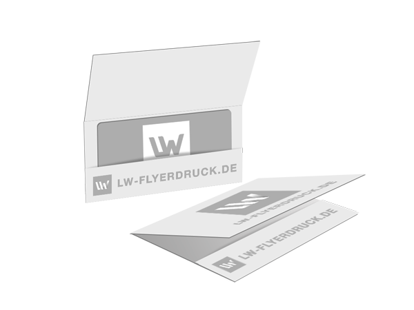 Aufklappbare Tickethülle