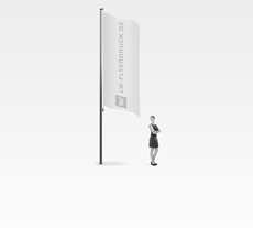 Hissflaggen ohne Ausleger