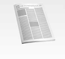 Zeitung DIN A4, 8-seitig, 4/4-farbig