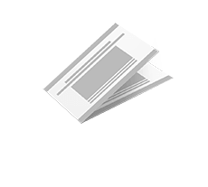 Falzflyer DIN lang plus quer, 4 Seiten, Parallelfalz