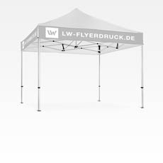 Pavillon mit Wechselbanner, System und Druck