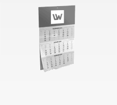 3-Monatskalender (Einblatt-Variante)