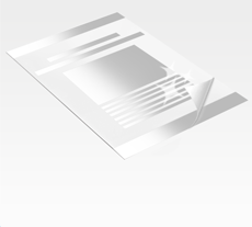 Flyer mit Veredelung