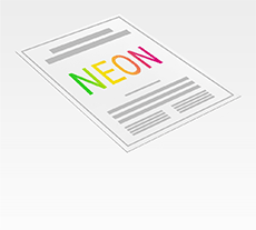 Neon-Plakate