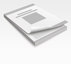 Blöcke Blöcke mit Deckblatt
