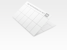 Visitenkarten-Bögen Visitenkarten-Bögen DIN A4, 4 Seiten mit Perforation
