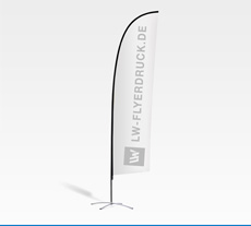 Beachflag Straight, Small (55 x 250 cm)