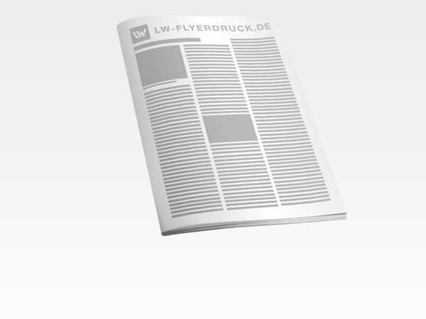 Zeitung DIN A4, 8-seitig, 4/4-farbig