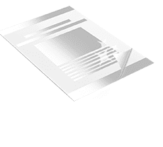 Flyer mit Veredelung