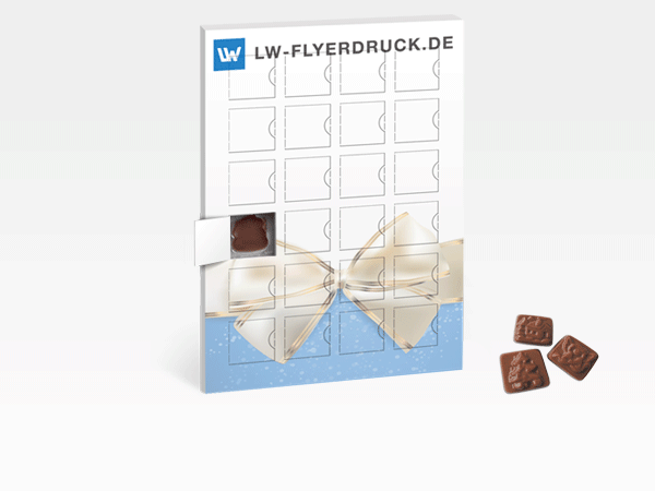 Schokoladen Adventskalender 248 x 347 mm