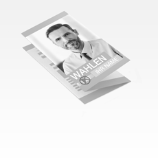 Wahl-Falzflyer